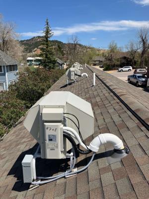 new installation of some ductless mini split units on a multi unit building in Spearfish, SD